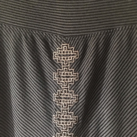 PrAna Benita Maxi Embroidered Ombrรฉ Striped Skirt - Picture 9 of 13
